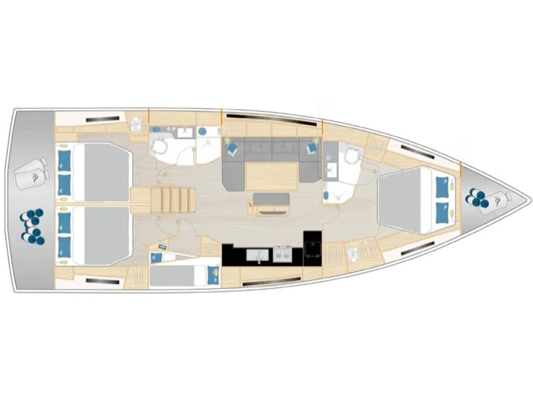 Location bateau Medulin pas cher Hanse 460