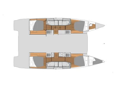 Vermietung Katamaran Fountaine Pajot mit Führerschein