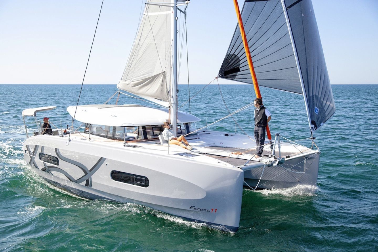 Excess 11 eco solar catamaran charter from Zaton, Croatia