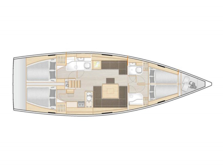 Louez un Hanse Hanse 458 à Lefkáda