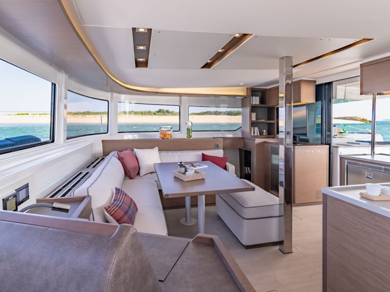 Location bateau Benítses pas cher Lagoon 46 AC&GEN/ WM/ CAM/ WI-FI