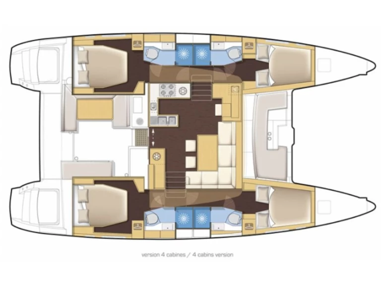 Location à Cannigione - Lagoon Lagoon 450 F sur SamBoat