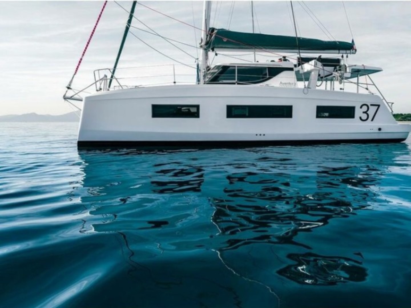 Aventura 37 eco solar catamaran charter in Dénia, Spain