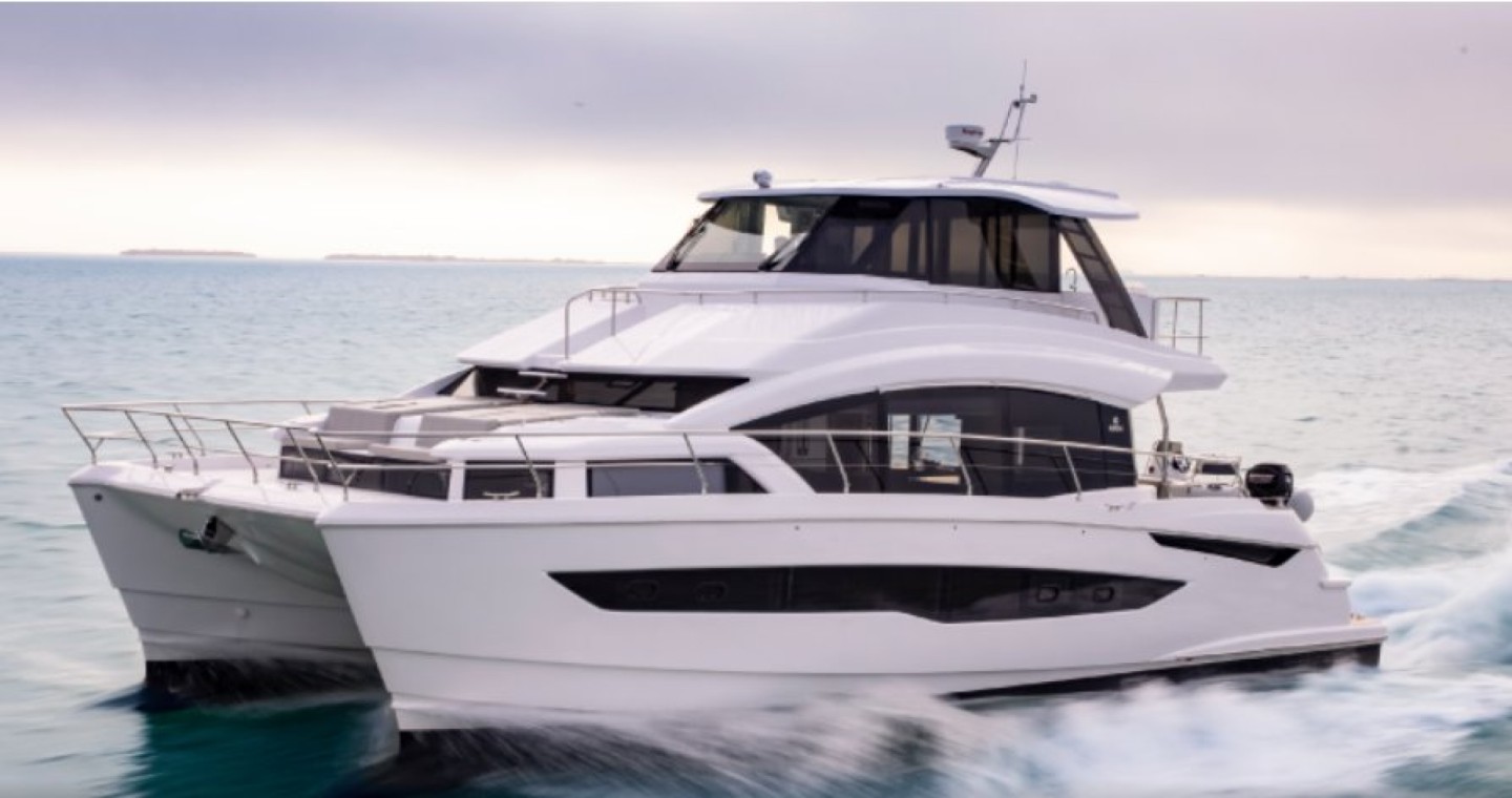 Aquila 54 eco solar power catamaran charter in Piraeus, Greece
