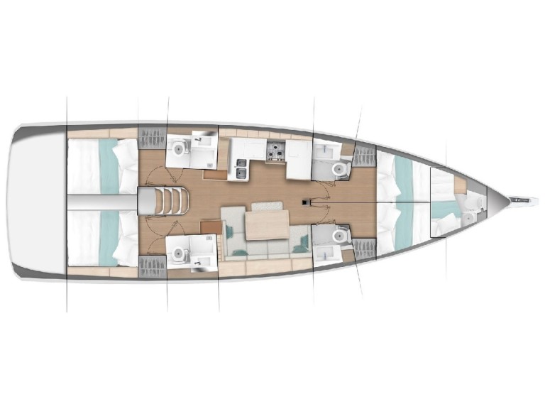 Jeanneau Sun Odyssey 490 a louer à Lefkáda
