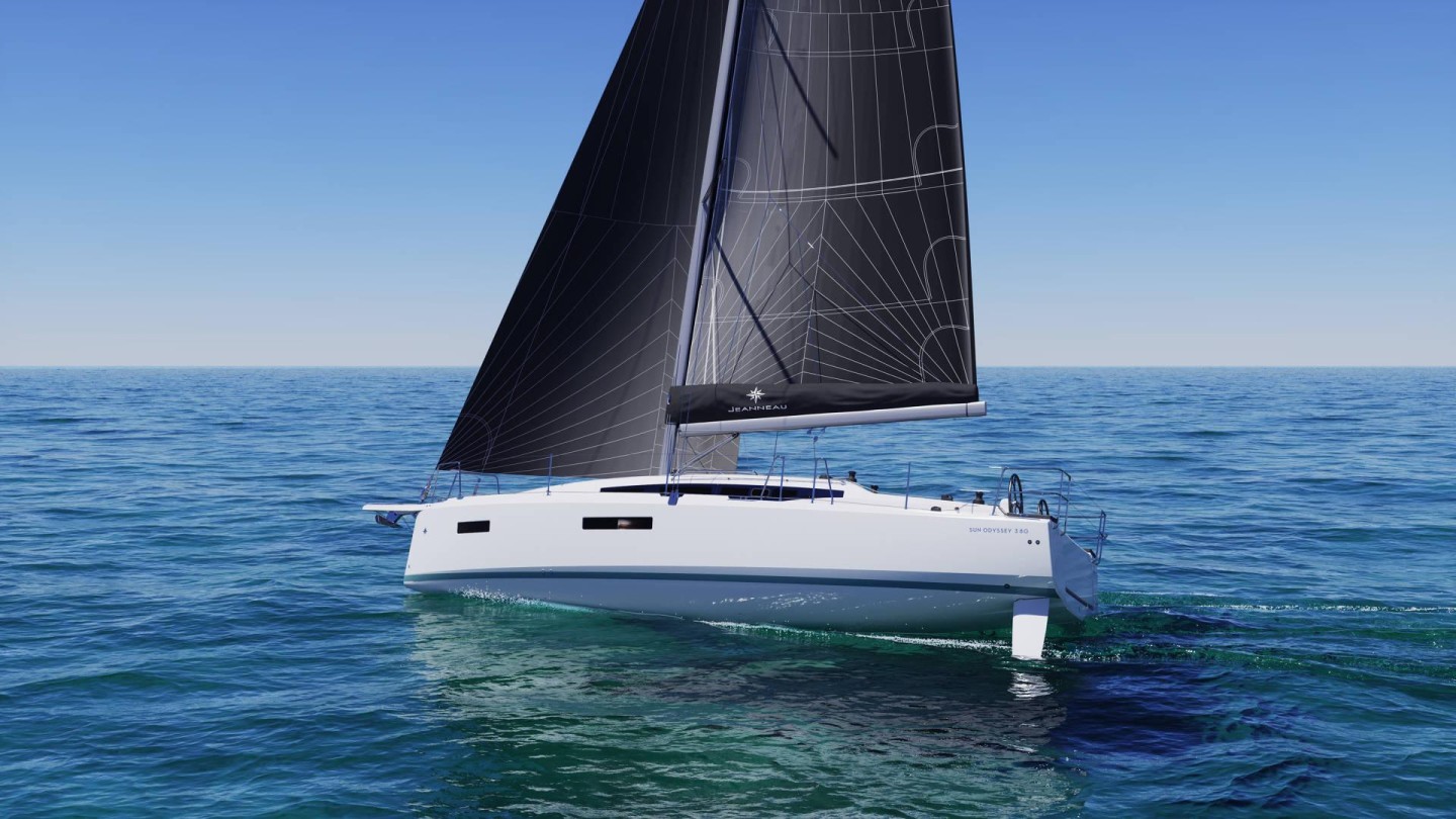 Jeanneau Sun Odyssey 380 eco solar sailboat charter in Neo Klima, Greece