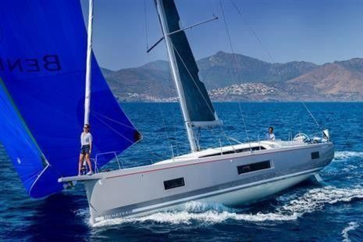 Bénéteau Oceanis 46.1 eco solar yacht charter in Rhodes, Greece