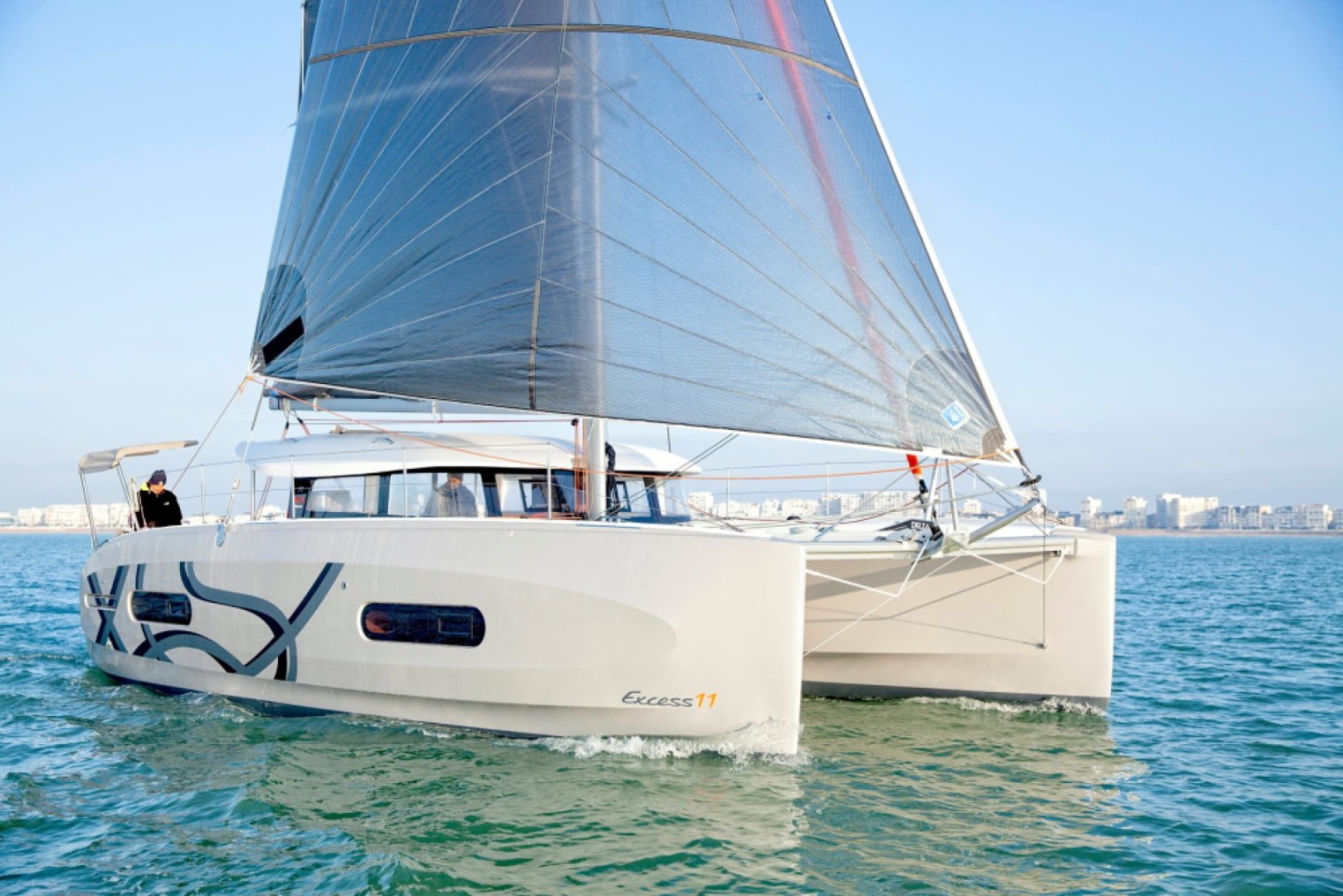 Excess 11 eco solar catamaran charter in Benitses, Greece
