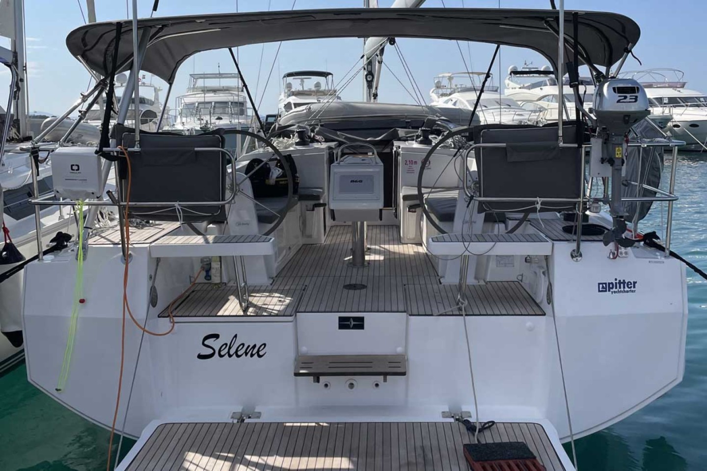 Bavaria C38 eco solar sailboat charter in Murter-Kornati, Croatia