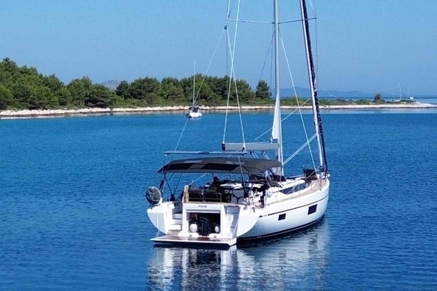 Bavaria C57 eco solar sailing yacht charter at SCT Marina Trogir, Croatia
