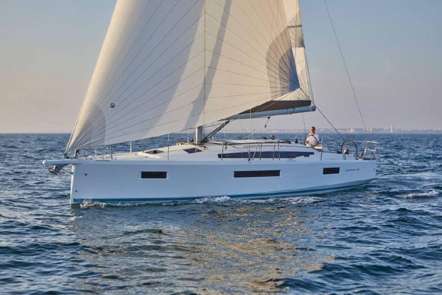 Jeanneau Sun Odyssey 410 eco solar sailing yacht charter in Kos, Greece