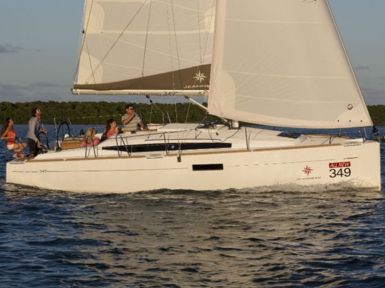 Location bateau Jeanneau Sun Odyssey 349 à Neo Klima sur Samboat