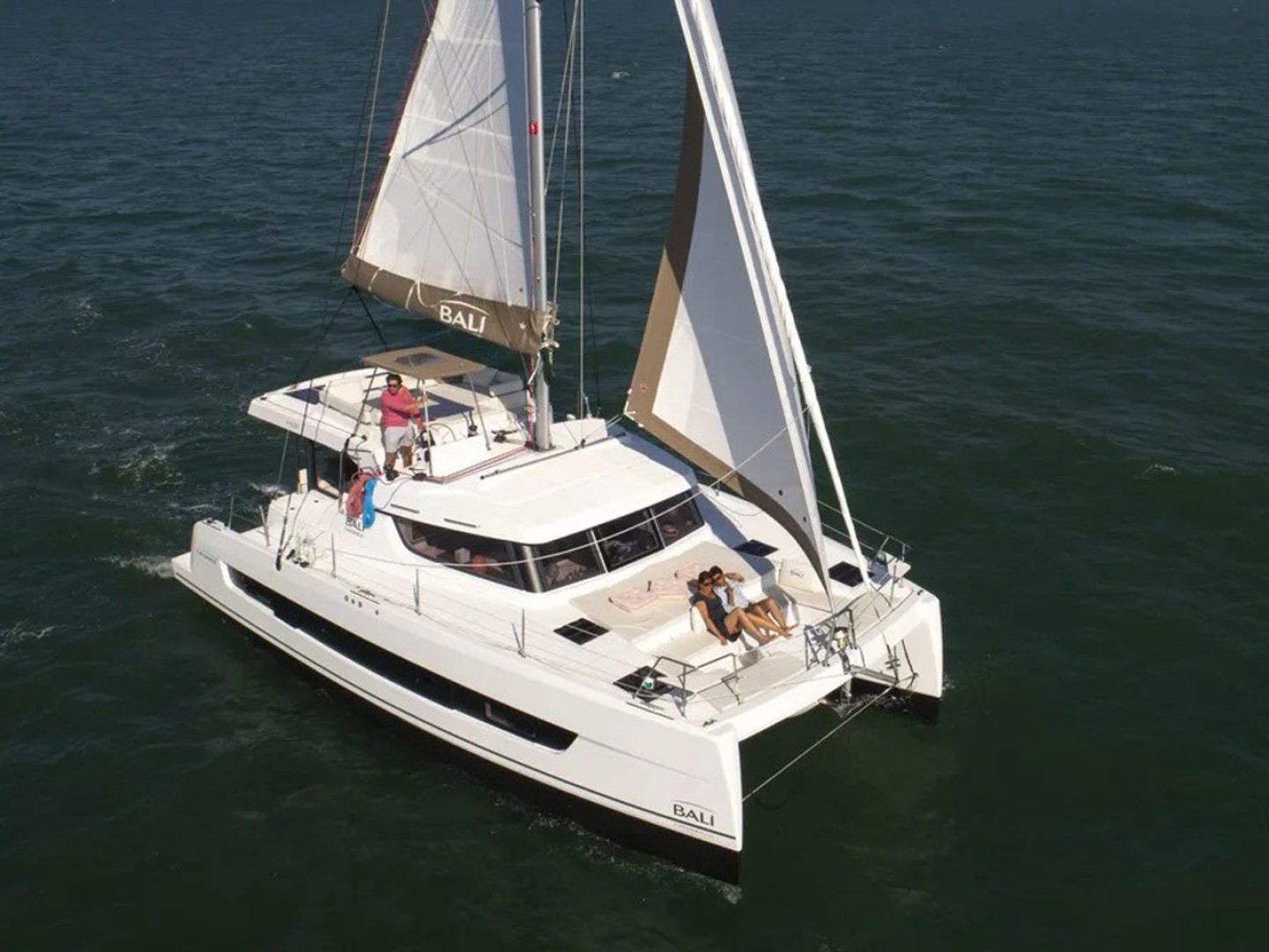 Bali Catspace Voile eco solar catamaran charter in Šibenik, Croatia
