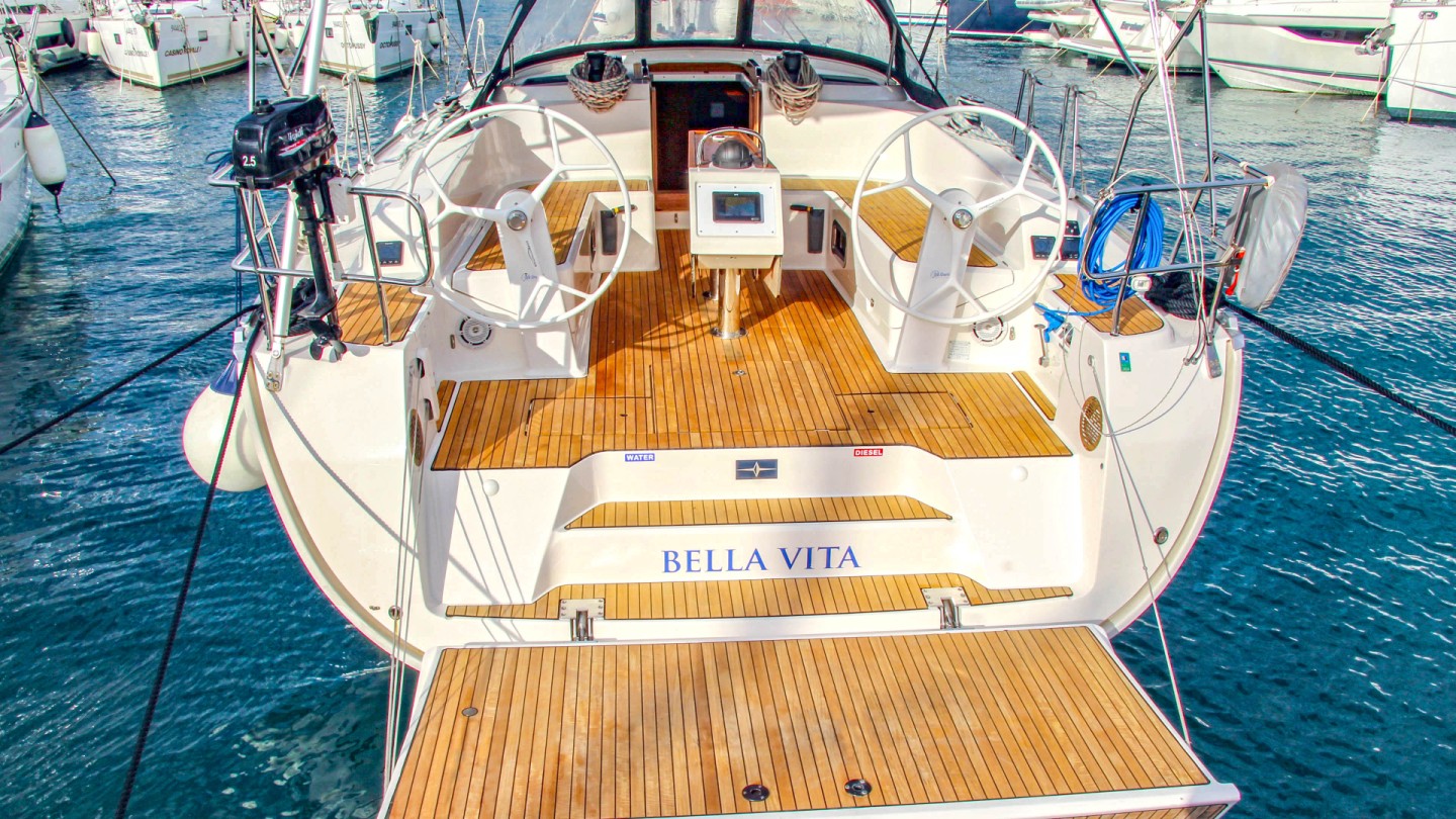Bavaria Cruiser 46 eco solar sailboat charter at ACI Marina Split, Croatia