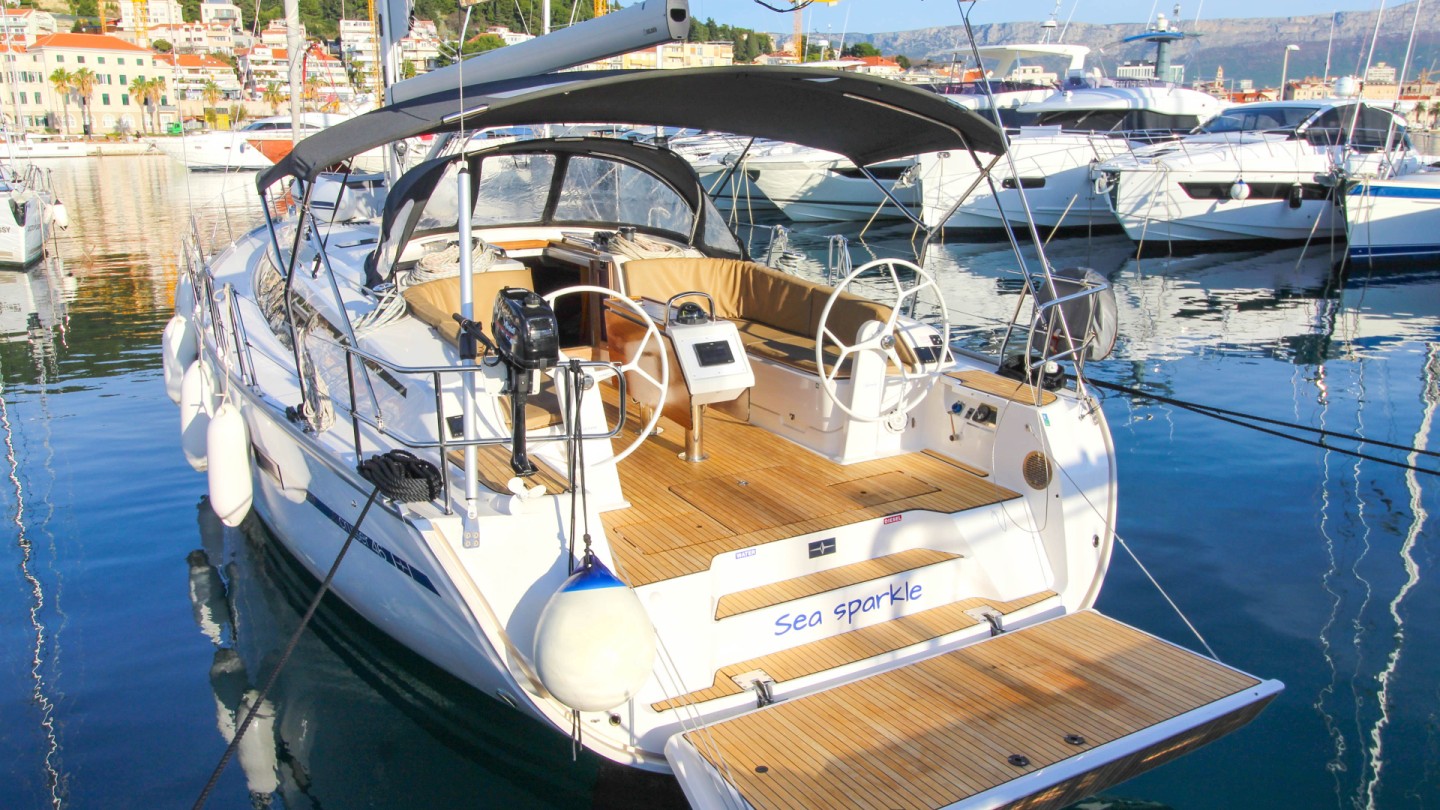 Bavaria Cruiser 46 Sea Sparkle eco solar charter at ACI Marina Split