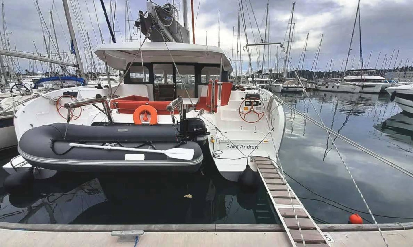 Excess 11 eco solar catamaran charter in Lávrio, Greece