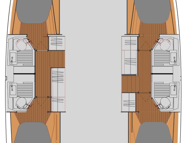 Louer Catamaran avec ou sans skipper Fountaine Pajot à Tivat