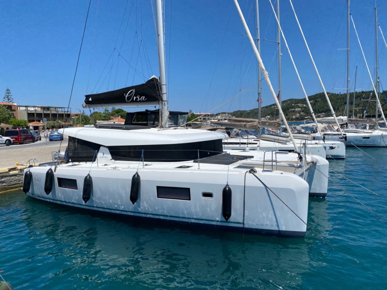 Location bateau Skiathos pas cher Lagoon 42