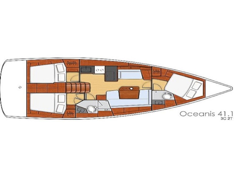 Location bateau Skiathos pas cher Oceanis 41.1