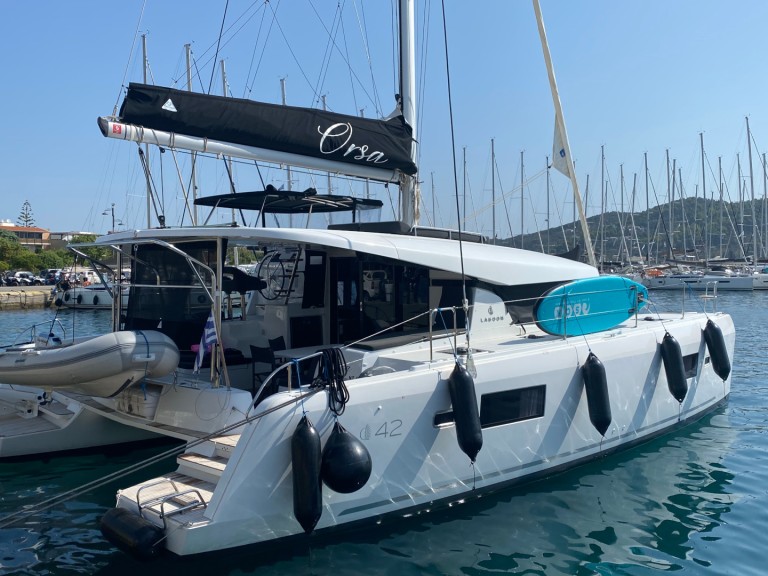 Location bateau Lagoon Lagoon 42 à Skiathos sur Samboat