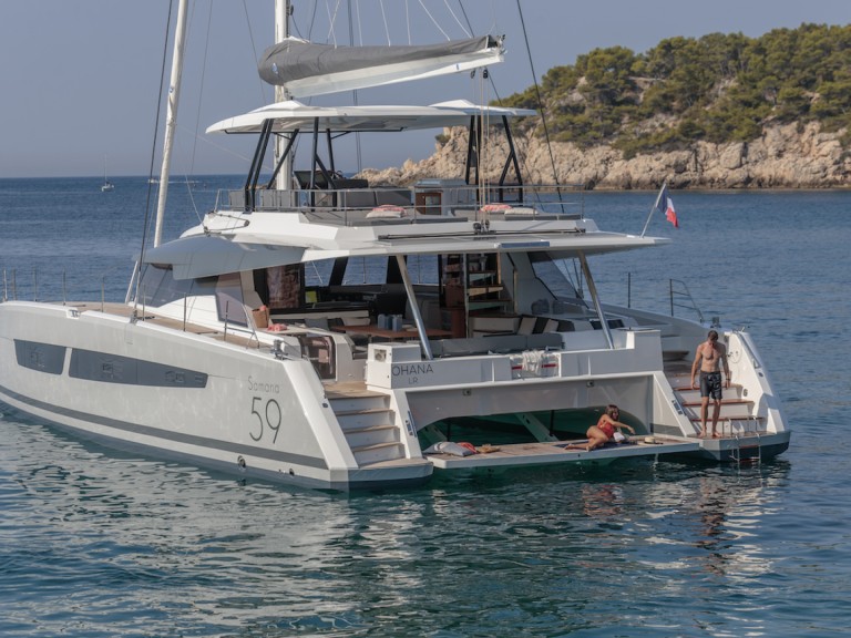 Location bateau Fountaine Pajot Samana 59 à Olbia sur Samboat