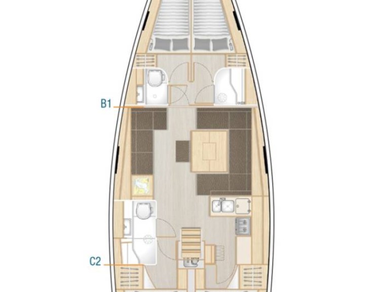 Location bateau Hanse Hanse 458 à Lefkáda sur Samboat