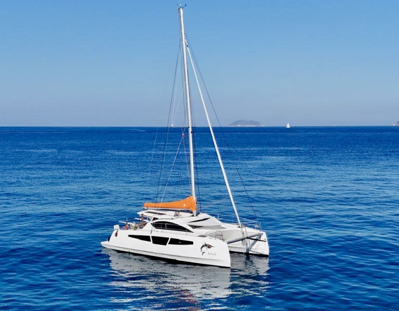 C-CAT 37 eco solar catamaran charter in Capo d'Orlando, Italy
