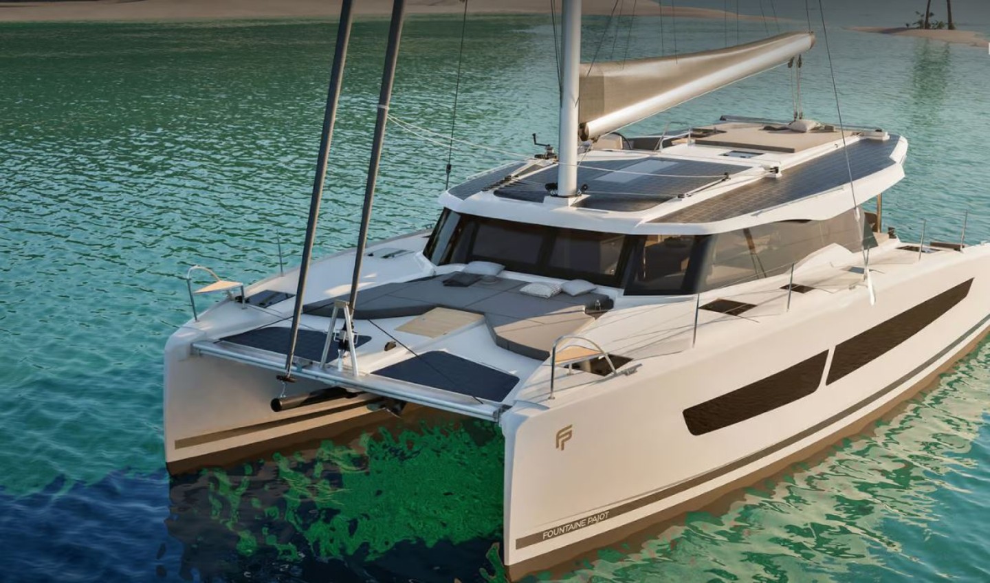 Fountaine Pajot FP 41 Quatuor 4 eco solar catamaran charter in Saint-Mandrier-sur-Mer, France