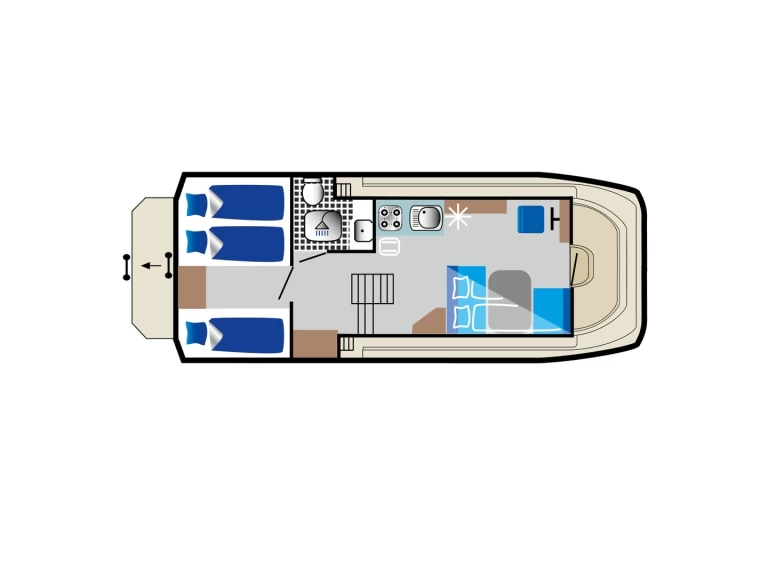 Louer Bateau à moteur avec ou sans skipper  à Mildenberg