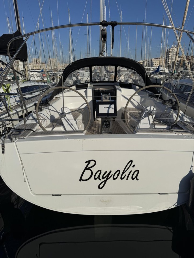 Hanse 348 eco solar sailboat charter in Marseille, France