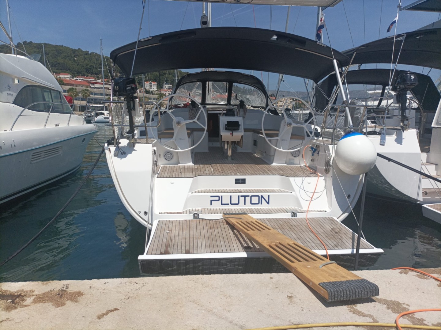 Bavaria Cruiser 46 2024 eco solar sailboat charter at ACI Marina Split