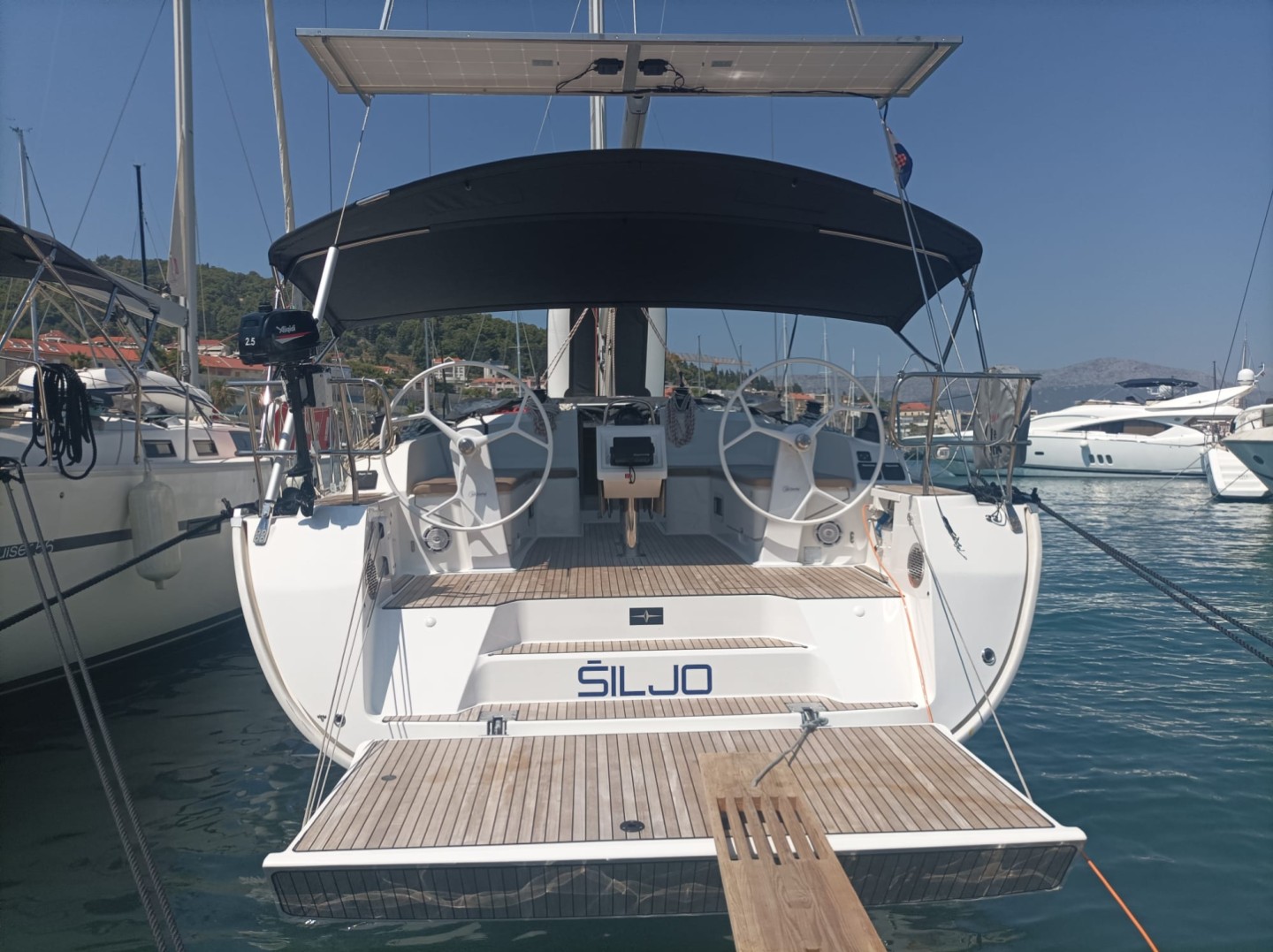 Bavaria Cruiser 46 2024 eco solar sailboat charter at ACI Marina Split