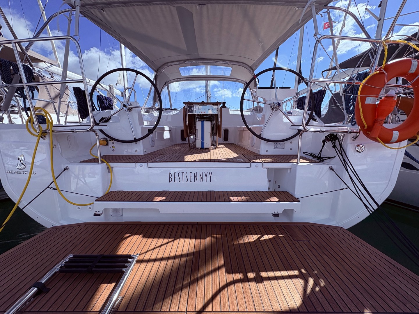 Bénéteau Oceanis 40.1 eco solar sailboat charter at Ece Saray Marina and Resort, Fethiye