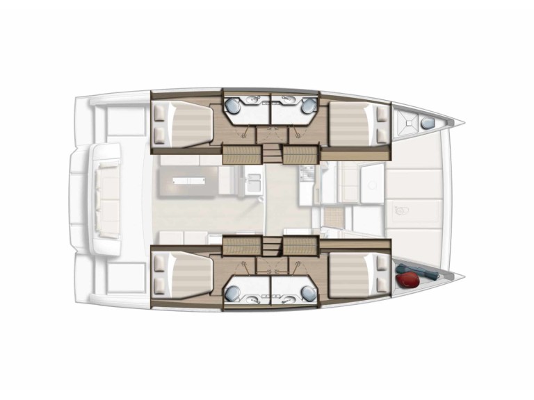 Louez un Bali Catamarans Bali 4.2 à Lefkáda