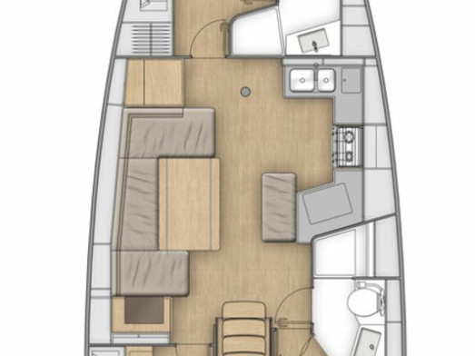 Location à Pomer - Bénéteau Oceanis 40.1 sur SamBoat