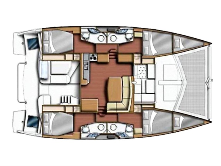 Location Catamaran à Port Mahon - Leopard Leopard 44
