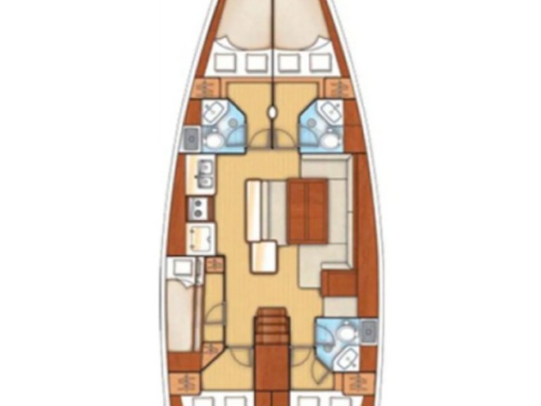Location Voilier à Marina Milna Kanarija - Bénéteau Oceanis 50 Family