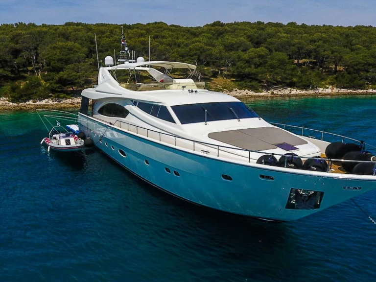 Location bateau Ferretti Ferretti Yachts 880 - 4. cab à Trogir sur Samboat