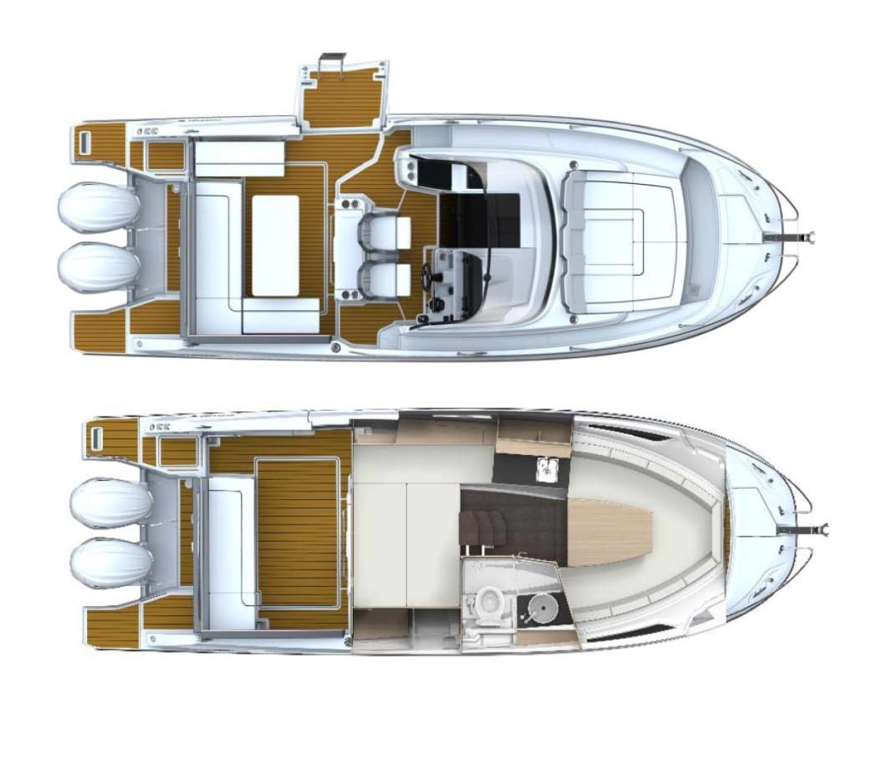 Location Bateau à moteur à Empuriabrava - Jeanneau Cap Camarat 9.0 WA