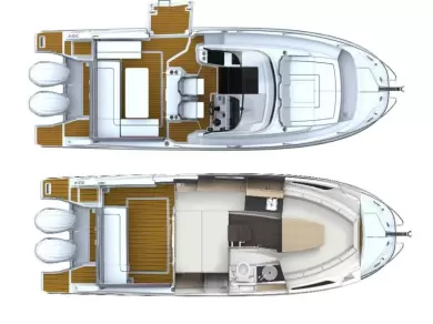 Location Bateau à moteur à Empuriabrava - Jeanneau Cap Camarat 9.0 WA