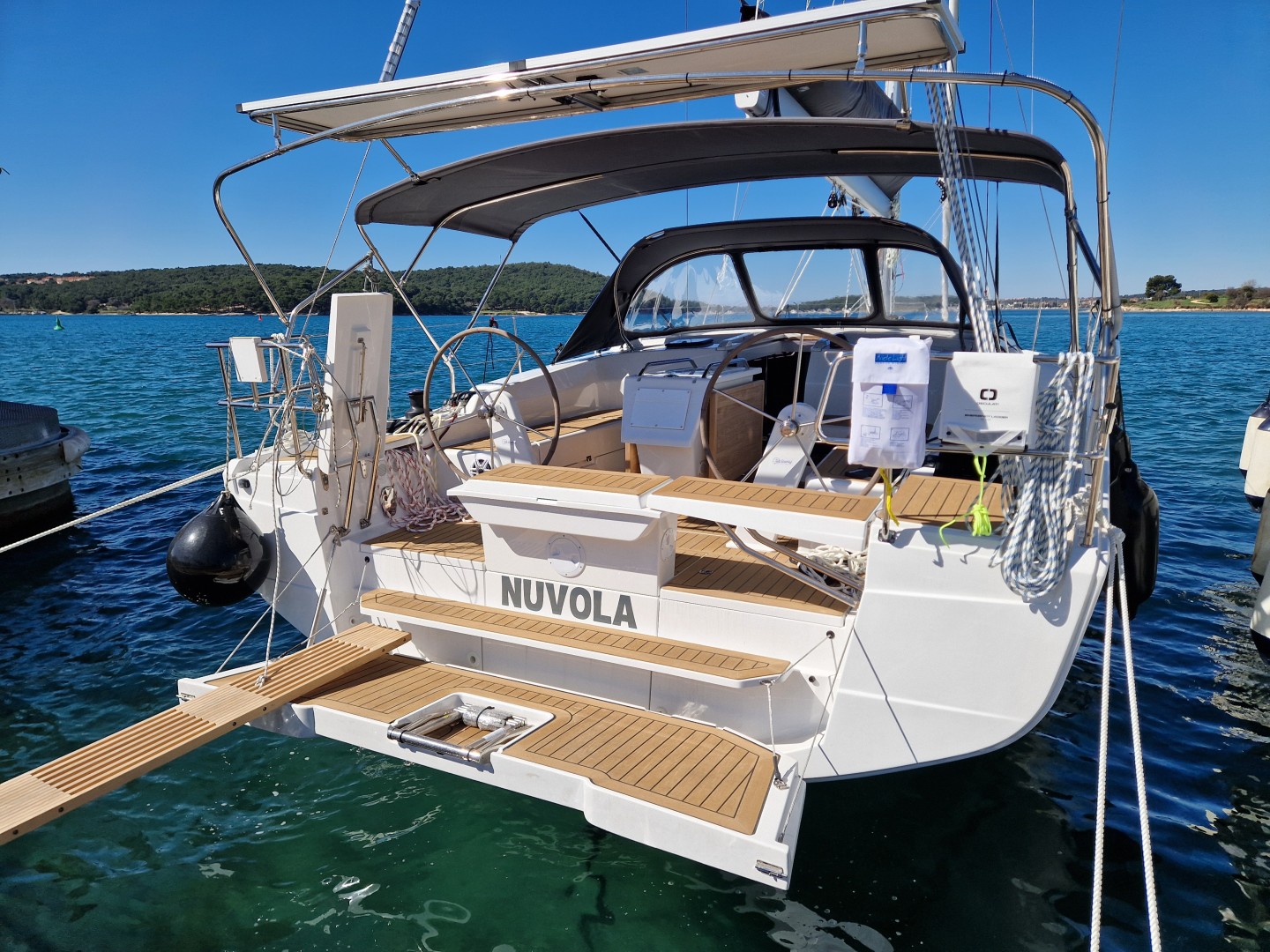 Hanse 410 eco solar sailboat charter in Dubrovnik, Croatia