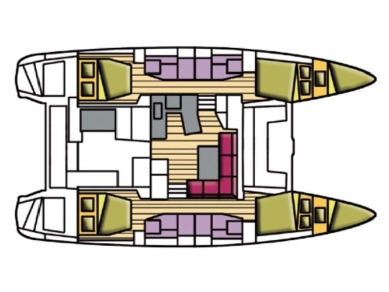 Location bateau Cugnana Verde pas cher Lagoon 42