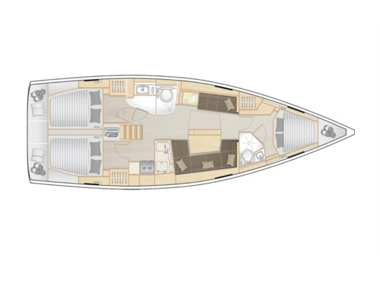 Location Voilier à Betina - Hanse Hanse 418