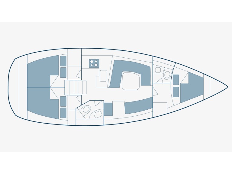 Location bateau Elan Elan 384 à Kórfos sur Samboat
