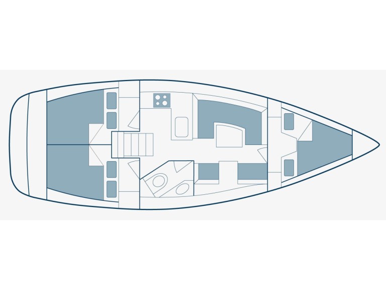 Location bateau Elan Elan 344 à Kórfos sur Samboat