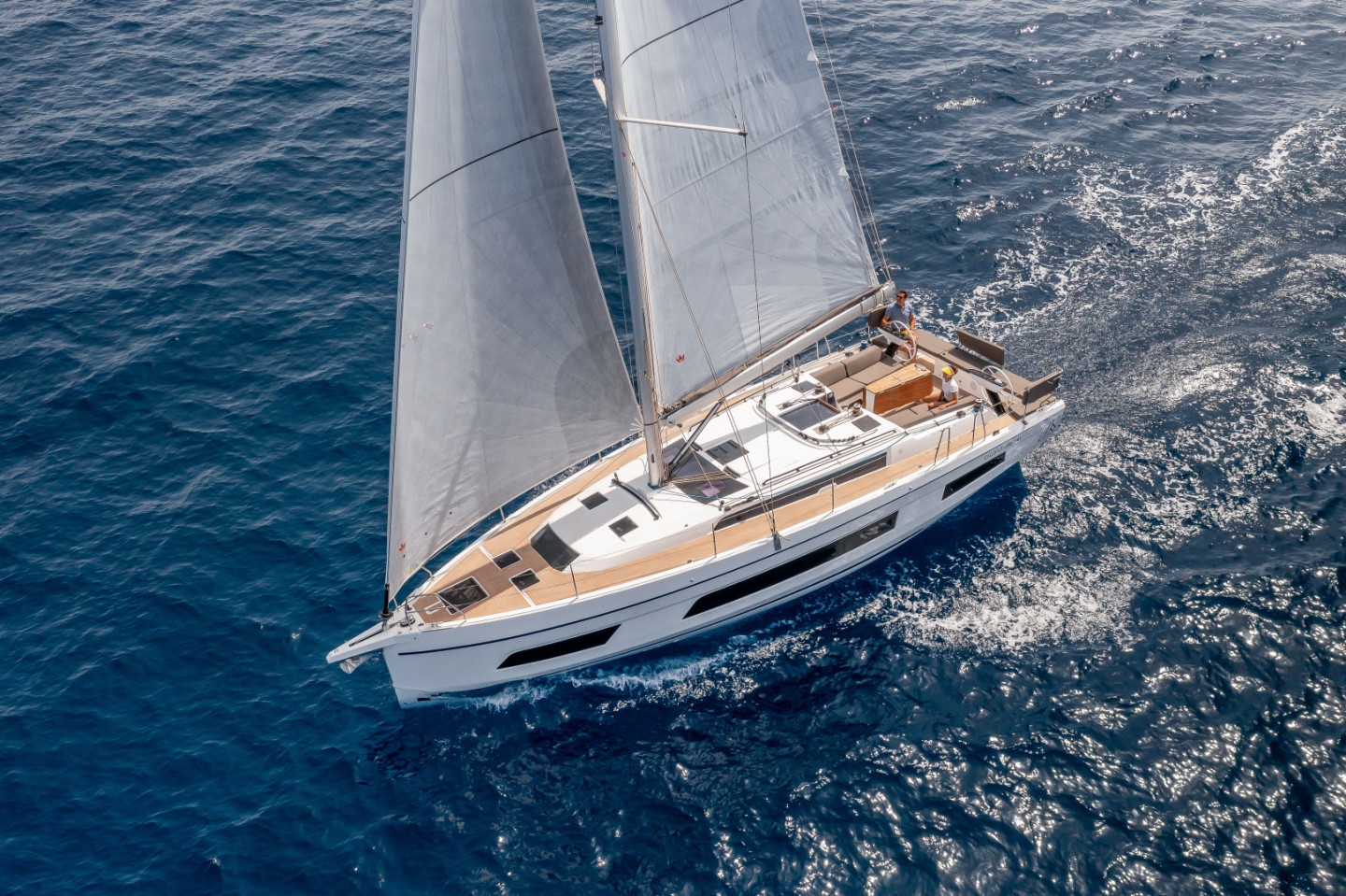 Dufour 41 eco solar sailboat charter in Marseille, France