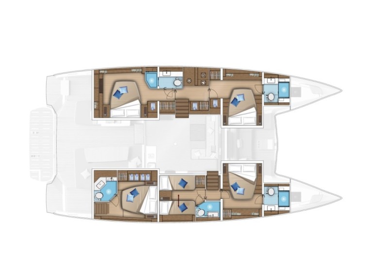 Location Catamaran à Toúrlos - Lagoon Lagoon 55