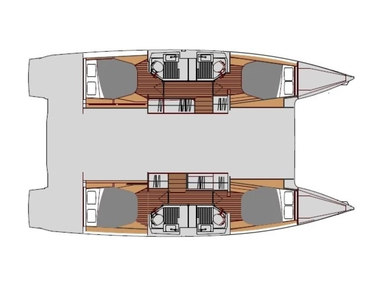 Louer Catamaran avec ou sans skipper Fountaine Pajot à Kallithéa