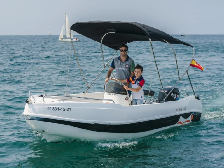 Location Bateau à moteur à Benalmádena - INDALBOATS VORAZ 450 PLUS OPEN