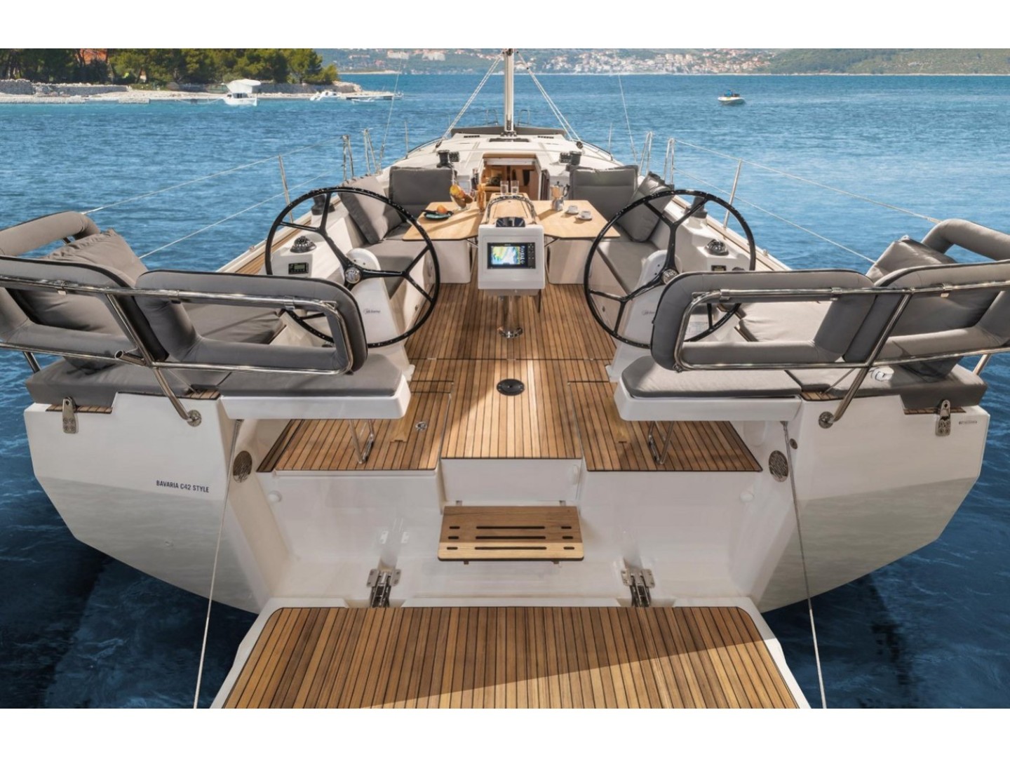 Bavaria C42 eco solar sailboat charter in Orhaniye, Turkey